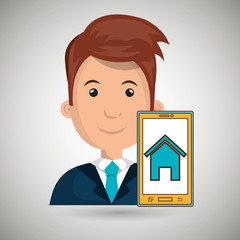 smartphone service design, vector illustration eps10 graphic 