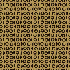Random geometric background. Seamless pattern.Vector. ランダム幾何学パターン