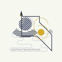 Geometric abstract design elements