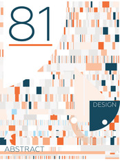 Fototapeta premium Abstract geometric composition