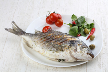 Grilled dorado