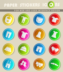 Fototapeta premium baby icon set