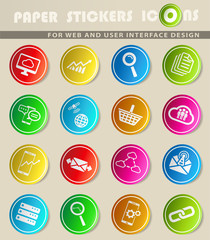 Data analytic simply icons