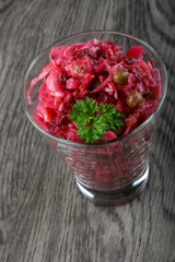 Viniagrette russian salad