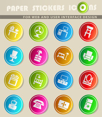 furniture icon set