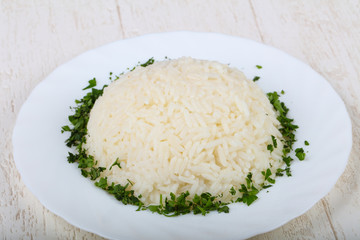 Steamed rice