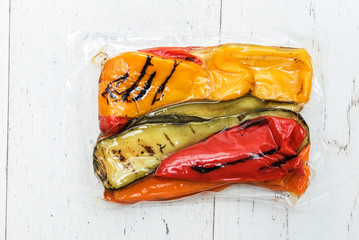 vacuum grilled vegetables