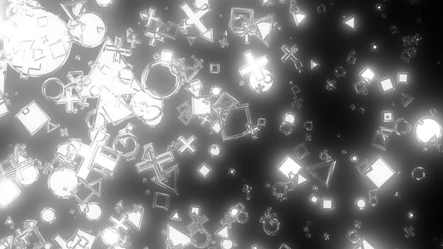 図形のきらきらパーティクル