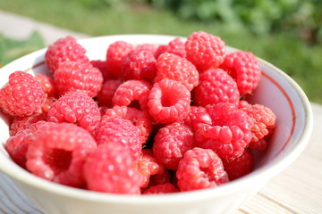 fresh raspberries