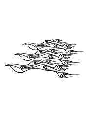 Fire flame formation