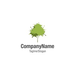 Tree logo illustration icon set