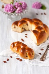 colazione con pane dolce