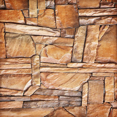 modern slab ,slate stone wall background; Brown stone wall backg