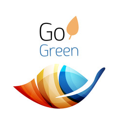Go green nature concept