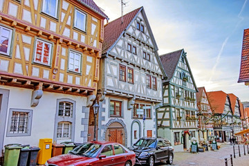 Pedestrian area of Besigheim, Germany
