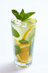 summer lemonade isolated
