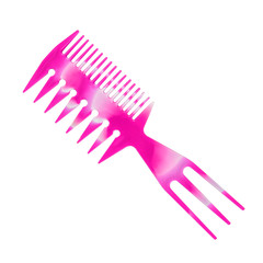  comb isolated over white background.