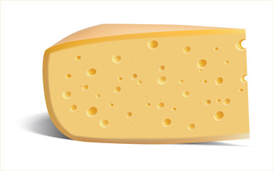 A piece of cheese