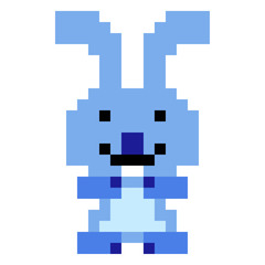 pixel art rabbit