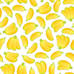 Seamless Background with Bananas