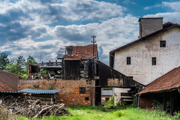 Alte Ziegelei in München Oberföhring - eingestürzt und mittlerweile Lost Place