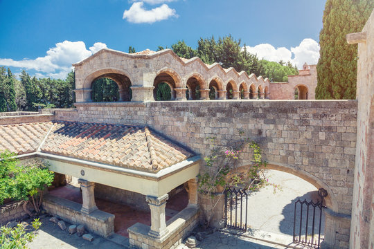 Monastery on Mount Filerimos on Rhodes
