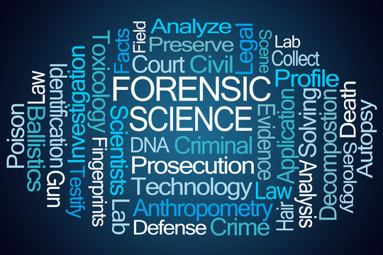 Forensic Science Word Cloud
