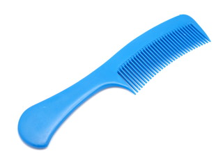 comb for hair on a white background