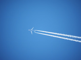 plane in the sky
