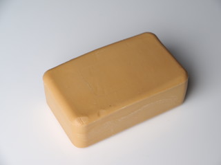 Soap on a gray background