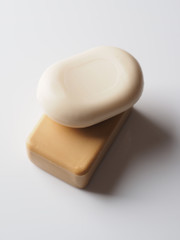 Soap on a gray background