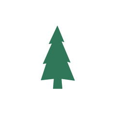 flat icon  Fir Trees