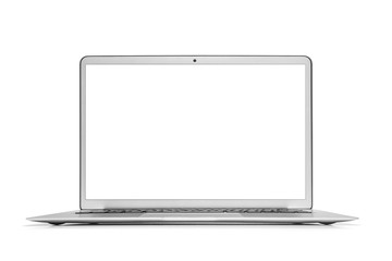 Laptop isolated on white.