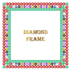 Diamond square frame