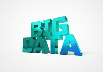 3d illustration of Big data concept.