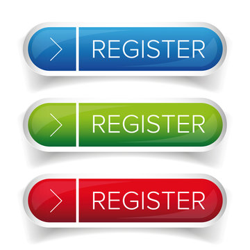 Register button web vector