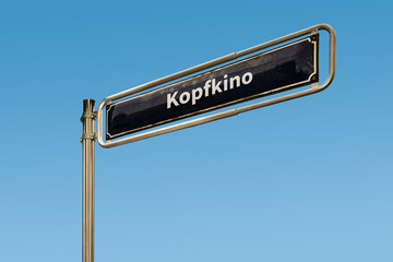 Fototapeta premium Schild 64 - Kopfkino
