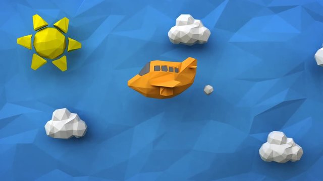 Paper plane - Digital animation