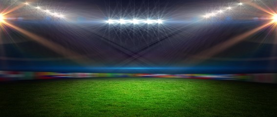 View of a rugby stadium