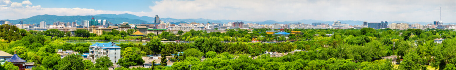 Obraz premium City view of Beijing from Jingshan park