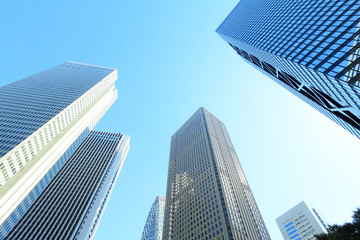 Obraz na płótnie Canvas 新宿の高層ビル 
