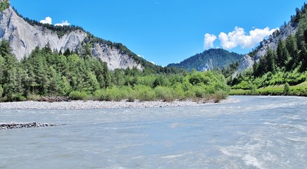 Rheinschlucht bei Flims, Graubünden