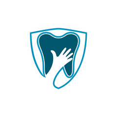 Dental Teeth Logo Design Vector