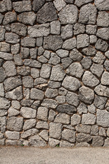 old stone wall texture or background