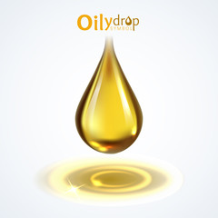 Oil drop, vector icon