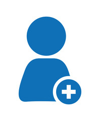 Fototapeta premium Person concept represented by abstract Pictogram icon over flat and isolated background