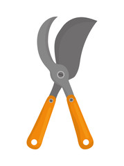 Scissors icon. Gardening design. Vector graphic 