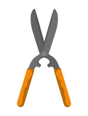 Scissors icon. Gardening design. Vector graphic 