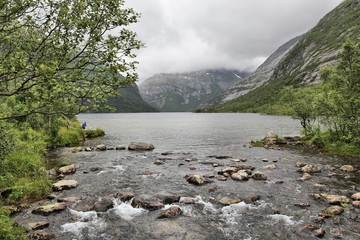 Silavatnet lake in Norway