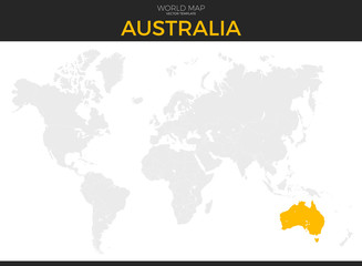 Commonwealth of Australia Location Map